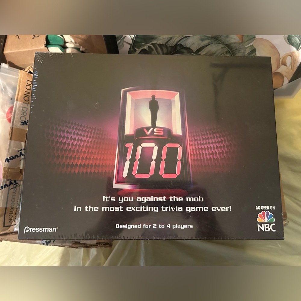 Board game as seen on TV new in package Pressman VS 100 Trivia Game